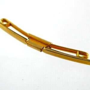 Vintage Swank 1/10th 10k Yellow Gold Fill Metal Tie Bar Tie Clip 3.5g 2 Inches